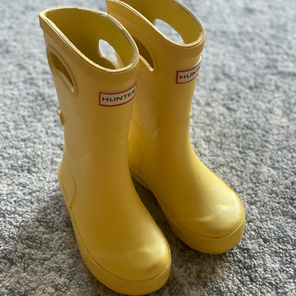Yellow Toddler Hunter Boots